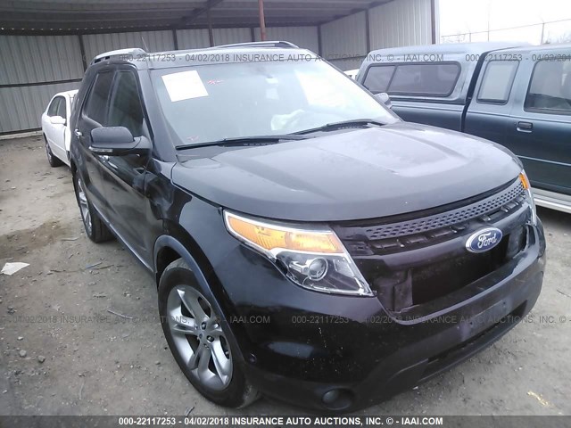 1FMHK8F8XCGA57175 - 2012 FORD EXPLORER LIMITED 黑色 照片 1