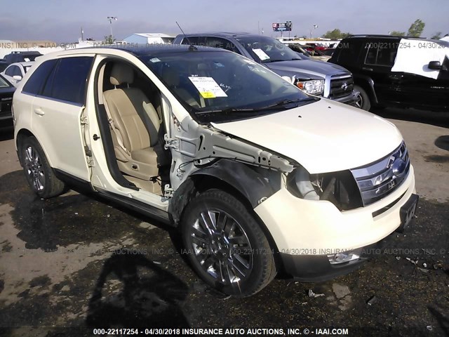 2FMDK39C38BA89823 - 2008 FORD EDGE LIMITED CREAM photo 1