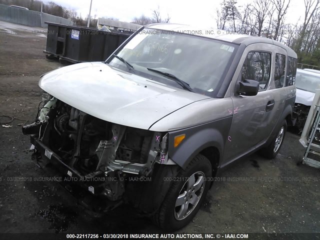 5J6YH28674L028005 - 2004 HONDA ELEMENT EX GRAY photo 2