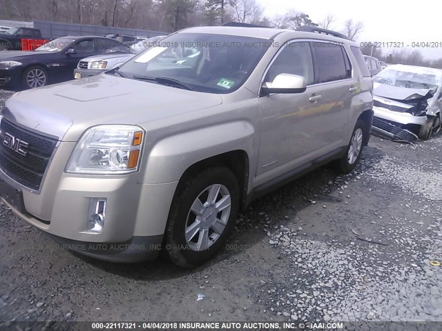 2CTALDEW4A6325246 - 2010 GMC TERRAIN SLE GOLD photo 2