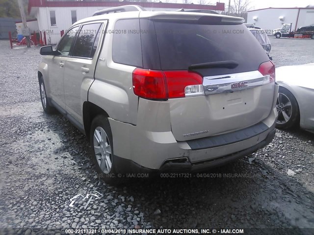 2CTALDEW4A6325246 - 2010 GMC TERRAIN SLE GOLD photo 3