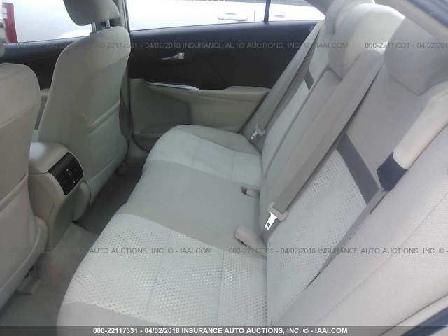 4T1BF1FK9DU295518 - 2013 TOYOTA CAMRY L/SE/LE/XLE WHITE photo 8