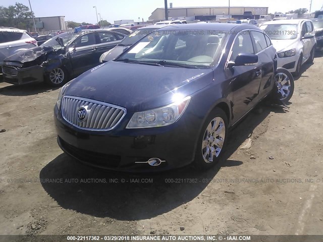 1G4GD5E33CF306464 - 2012 BUICK LACROSSE PREMIUM BLUE photo 2