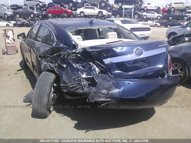 1G4GD5E33CF306464 - 2012 BUICK LACROSSE PREMIUM BLUE photo 6