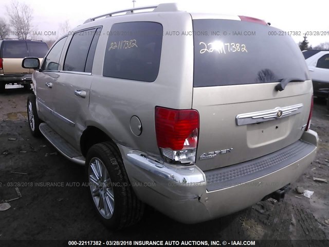 1A8HW582X8F125853 - 2008 CHRYSLER ASPEN LIMITED TAN photo 3