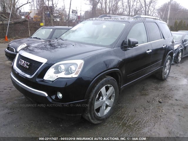 1GKKRRED9CJ346968 - 2012 GMC ACADIA SLT-1 Czarny zdjęcie 2