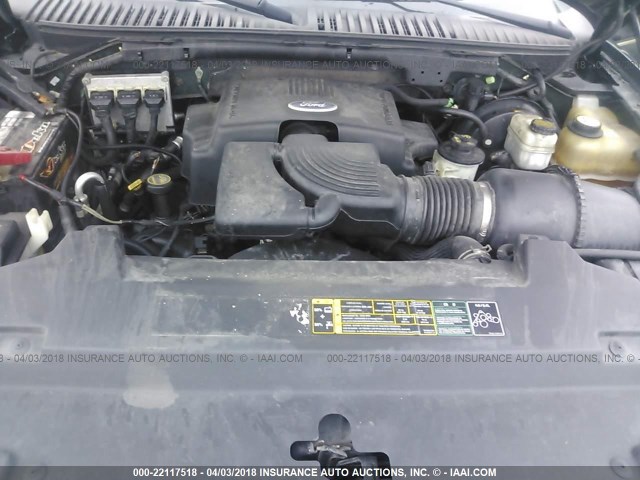 1FMPU16L74LA37847 - 2004 FORD EXPEDITION XLT 绿色 照片 10