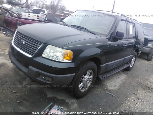 1FMPU16L74LA37847 - 2004 FORD EXPEDITION XLT 绿色 照片 2