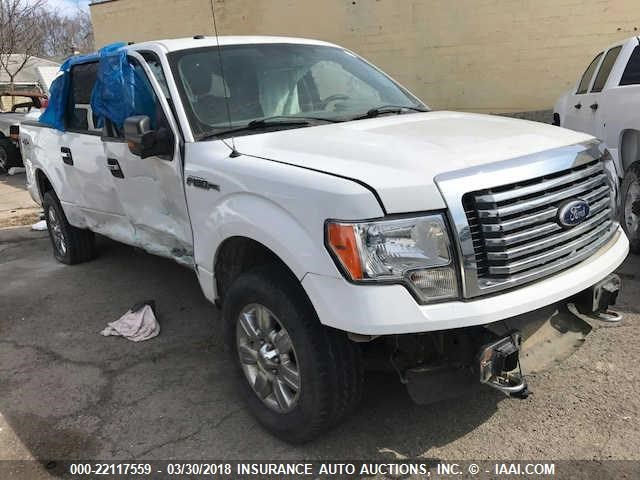 1FTFW1EF9BFB08290 - 2011 FORD F150 SUPERCREW WHITE photo 1