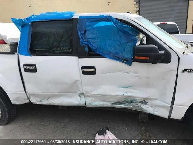 1FTSX21R29EA64120 - 2009 FORD F250 SUPER DUTY WHITE photo 6