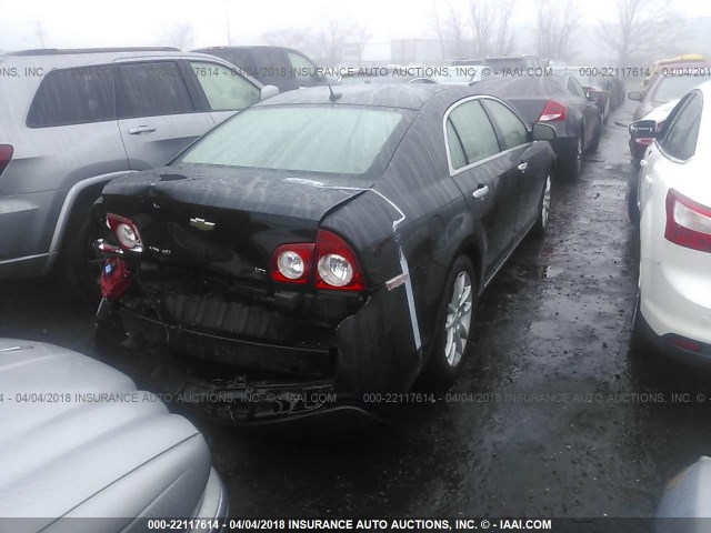 1G1ZK57B394196665 - 2009 CHEVROLET MALIBU LTZ BLACK photo 4