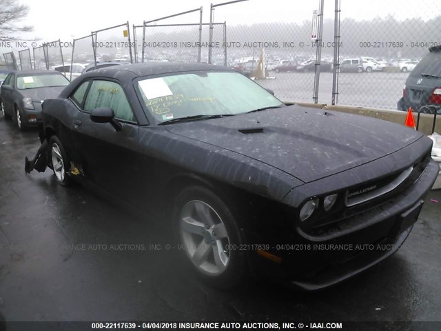 2C3CDYAG6CH228150 - 2012 DODGE CHALLENGER SXT BLACK photo 1