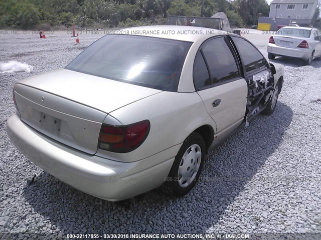 1G8ZH52891Z354834 - 2001 SATURN SL1 GOLD photo 4