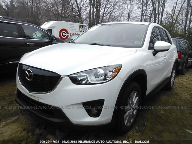 JM3KE2CY0E0369141 - 2014 MAZDA CX-5 TOURING WHITE photo 2