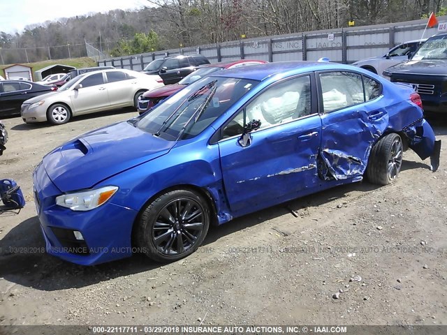 JF1VA1B65G9805997 - 2016 SUBARU WRX BLUE photo 2