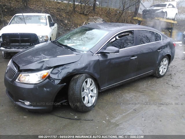 1G4GF5E39DF212570 - 2013 BUICK LACROSSE PREMIUM GRAY photo 2