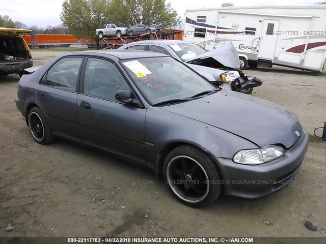 1HGEG8541SL001897 - 1995 HONDA CIVIC DX/LX GRAY photo 1