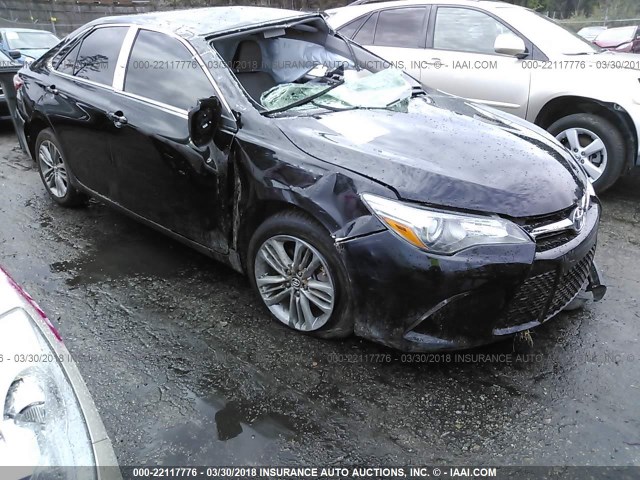 4T1BF1FK3FU102475 - 2015 TOYOTA CAMRY LE/XLE/SE/XSE BLACK photo 1