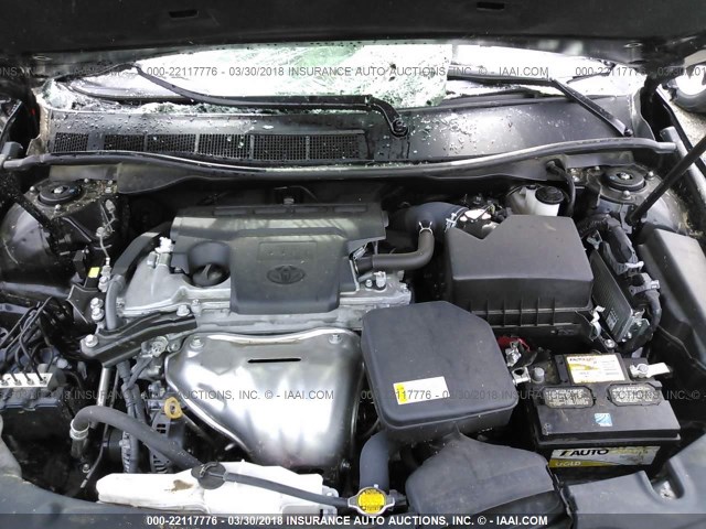 4T1BF1FK3FU102475 - 2015 TOYOTA CAMRY LE/XLE/SE/XSE BLACK photo 10