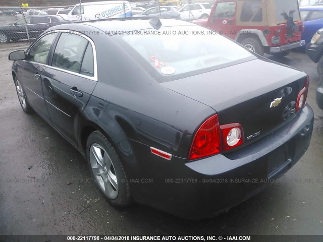 1G1ZB5E05CF189990 - 2012 CHEVROLET MALIBU LS 黑色 照片 3