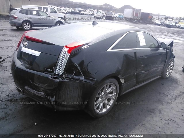 1G6DP1E36D0132047 - 2013 CADILLAC CTS PREMIUM COLLECTION BLACK photo 4