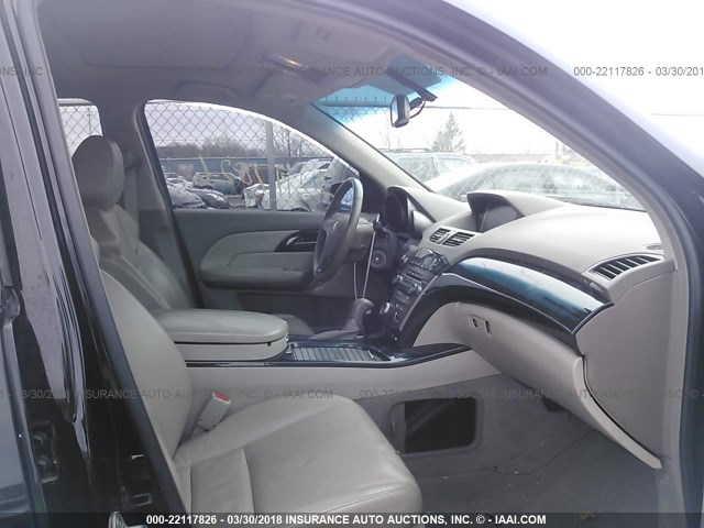 2HNYD28459H520644 - 2009 ACURA MDX TECHNOLOGY BLACK photo 5