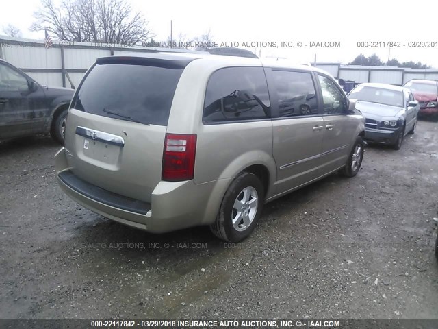 2D8HN54P88R705060 - 2008 DODGE GRAND CARAVAN SXT BEIGE photo 4