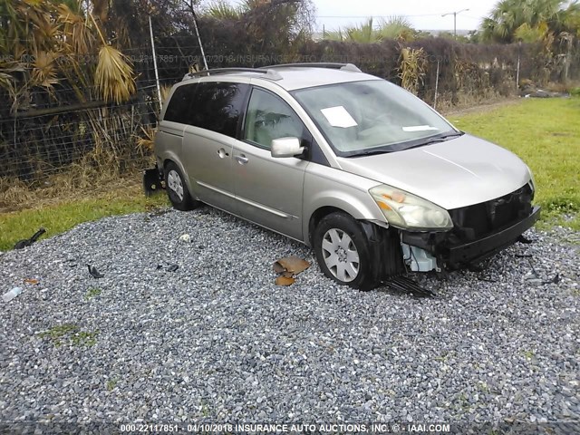 5N1BV28U64N367583 - 2004 NISSAN QUEST S/SE/SL GOLD photo 1