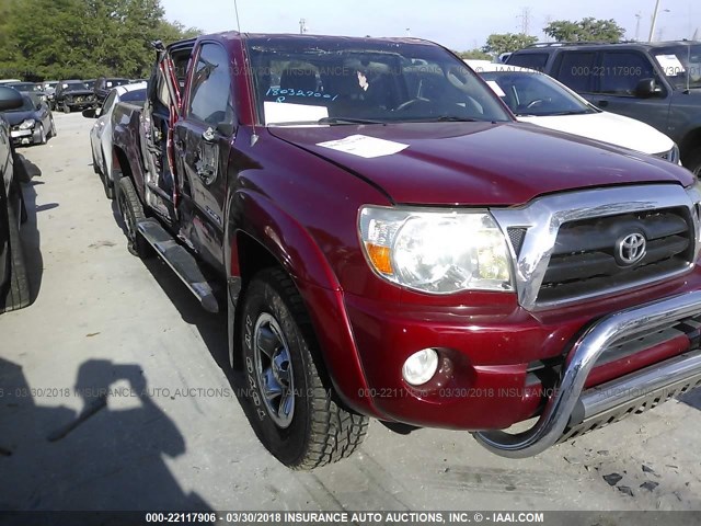3TMJU62NX8M063328 - 2008 TOYOTA TACOMA DOUBLE CAB PRERUNNER RED photo 1