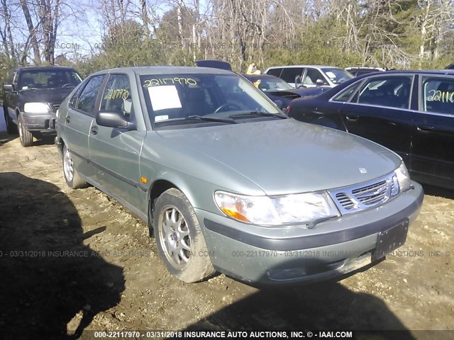 YS3DD58HXY2005275 - 2000 SAAB 9-3 TURQUOISE photo 1