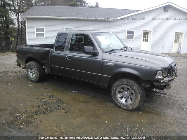 1FTYR44U06PA30838 - 2006 FORD RANGER SUPER CAB GRAY photo 1