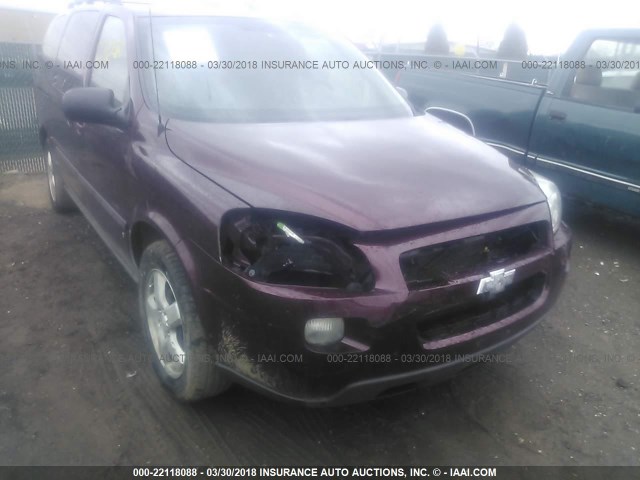 1GNDV33W38D209197 - 2008 CHEVROLET UPLANDER LT MAROON photo 6