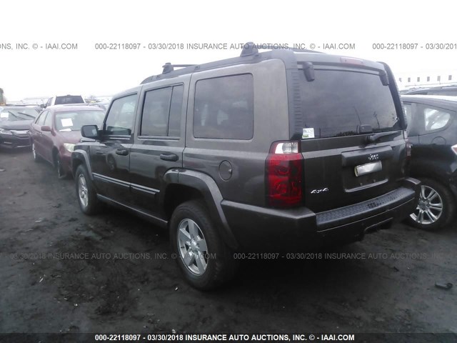 1J8HG48K56C363048 - 2006 JEEP COMMANDER Qəhvəyi foto 3