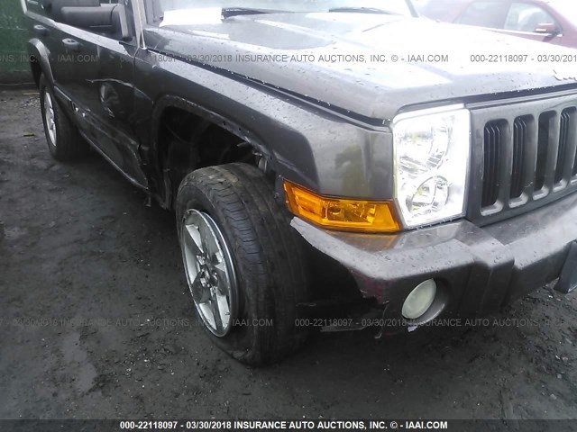 1J8HG48K56C363048 - 2006 JEEP COMMANDER Qəhvəyi foto 6