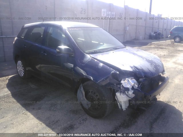 2T1KR32E17C641585 - 2007 TOYOTA COROLLA MATRIX XR BLUE photo 1