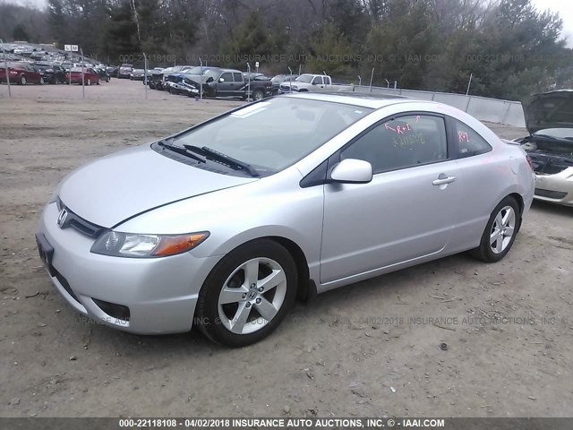 2HGFG12958H546454 - 2008 HONDA CIVIC EXL GRAY photo 2