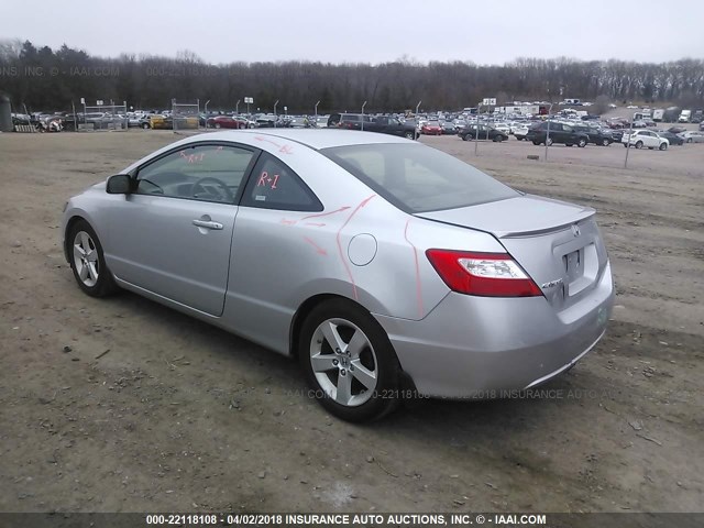 2HGFG12958H546454 - 2008 HONDA CIVIC EXL GRAY photo 3