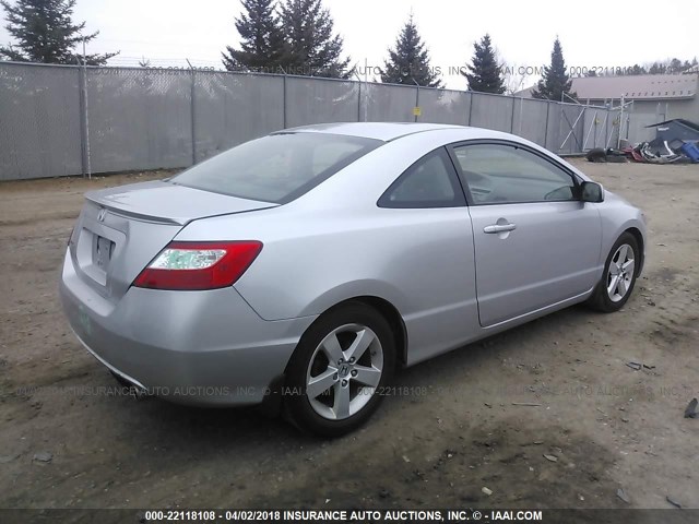 2HGFG12958H546454 - 2008 HONDA CIVIC EXL GRAY photo 4