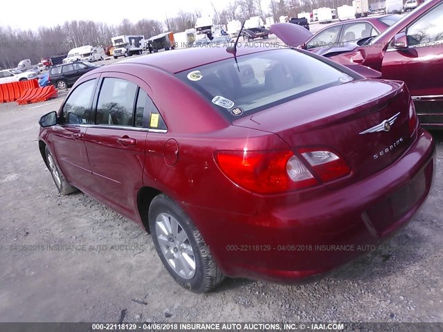 1C3LC46K58N152492 - 2008 CHRYSLER SEBRING LX RED photo 3