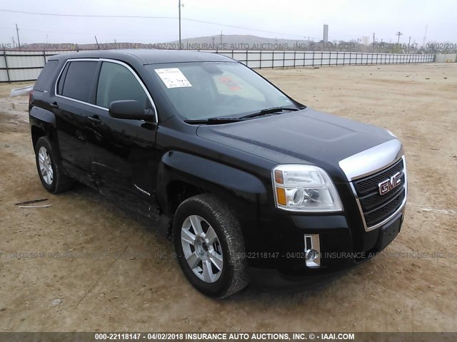 2GKALMEK7D6278473 - 2013 GMC TERRAIN SLE BLACK photo 1