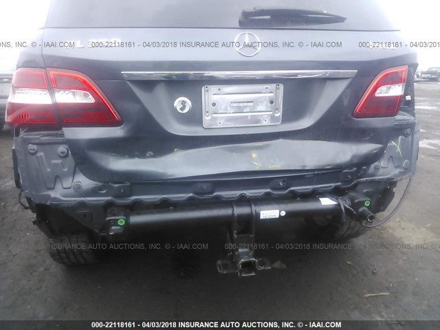 4JGDA5HBXFA525874 - 2015 MERCEDES-BENZ ML 350 4MATIC Light Blue photo 6
