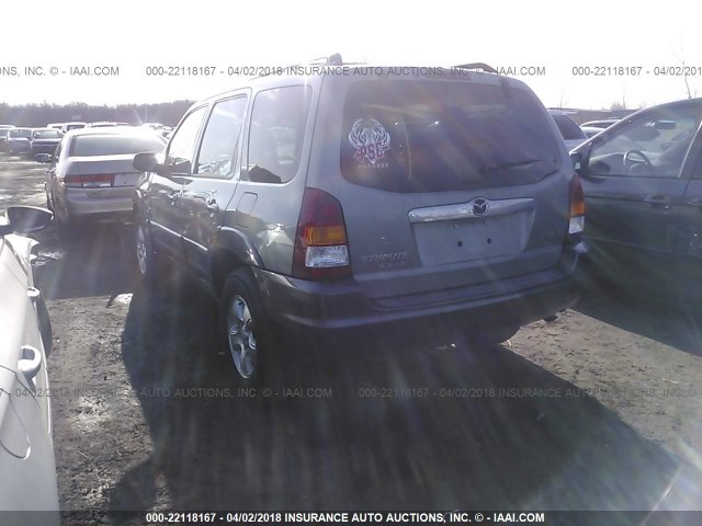 4F2CZ961X3KM25774 - 2003 MAZDA TRIBUTE ES 绿色 照片 3