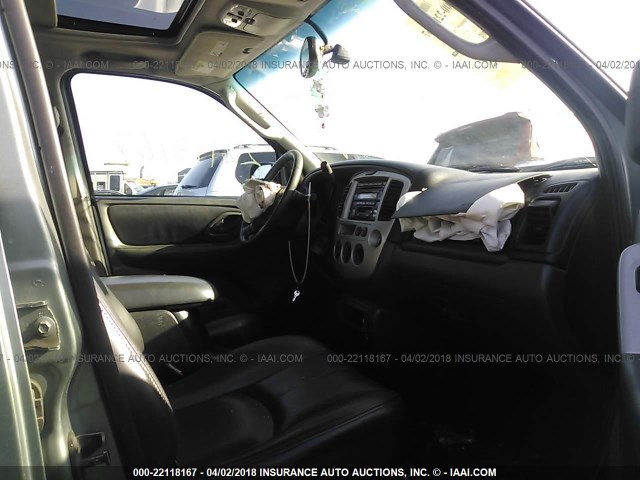 4F2CZ961X3KM25774 - 2003 MAZDA TRIBUTE ES 绿色 照片 5