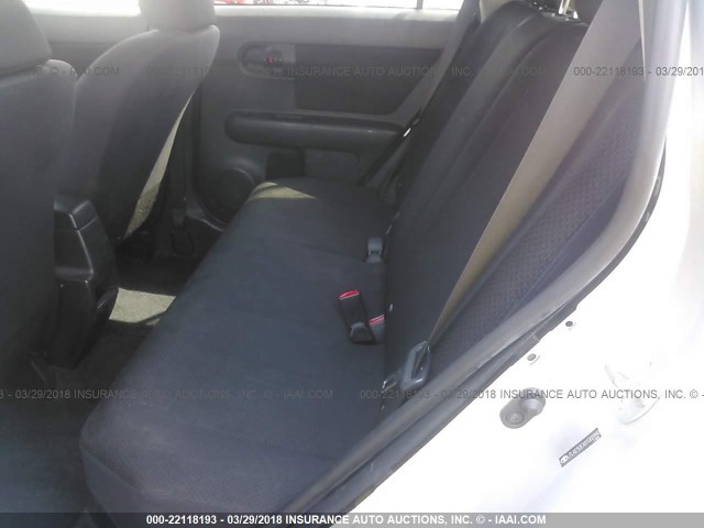 JTLKE50EX81000990 - 2008 TOYOTA SCION XB 银色 照片 8