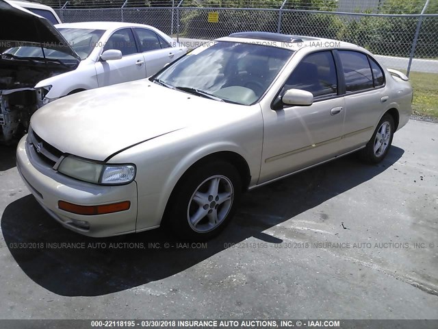 JN1CA21D5VT862937 - 1997 NISSAN MAXIMA GLE/GXE/SE GOLD photo 2