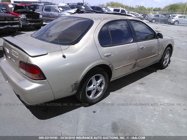 JN1CA21D5VT862937 - 1997 NISSAN MAXIMA GLE/GXE/SE GOLD photo 4