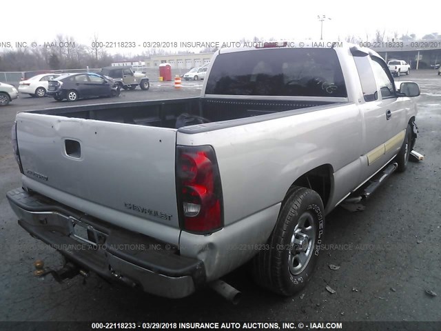 2GCEC19T841270281 - 2004 CHEVROLET SILVERADO C1500 TAN photo 4