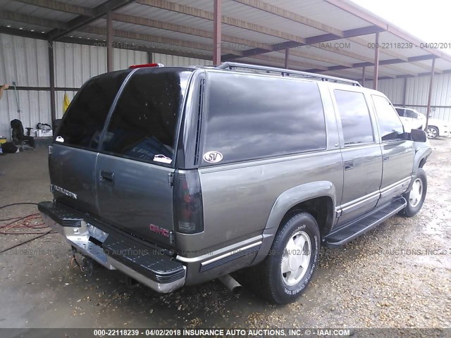 3GKFK16R1XG521674 - 1999 GMC SUBURBAN K1500 GRAY photo 4