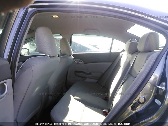 2HGFB2F61CH525226 - 2012 HONDA CIVIC HF GRAY photo 8