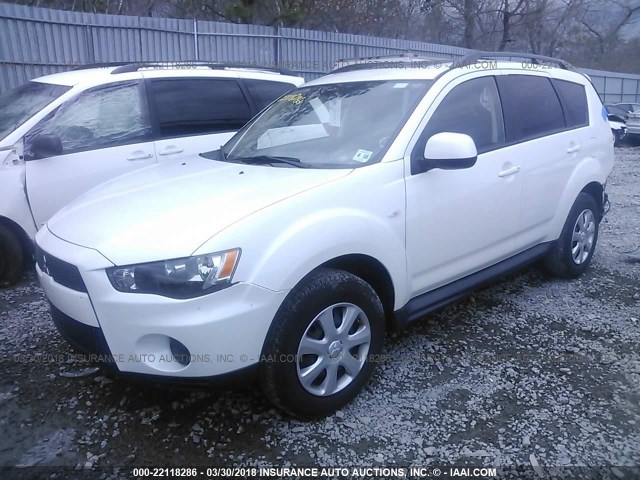 JA4AS2AW4DU000962 - 2013 MITSUBISHI OUTLANDER ES Ağ foto 2